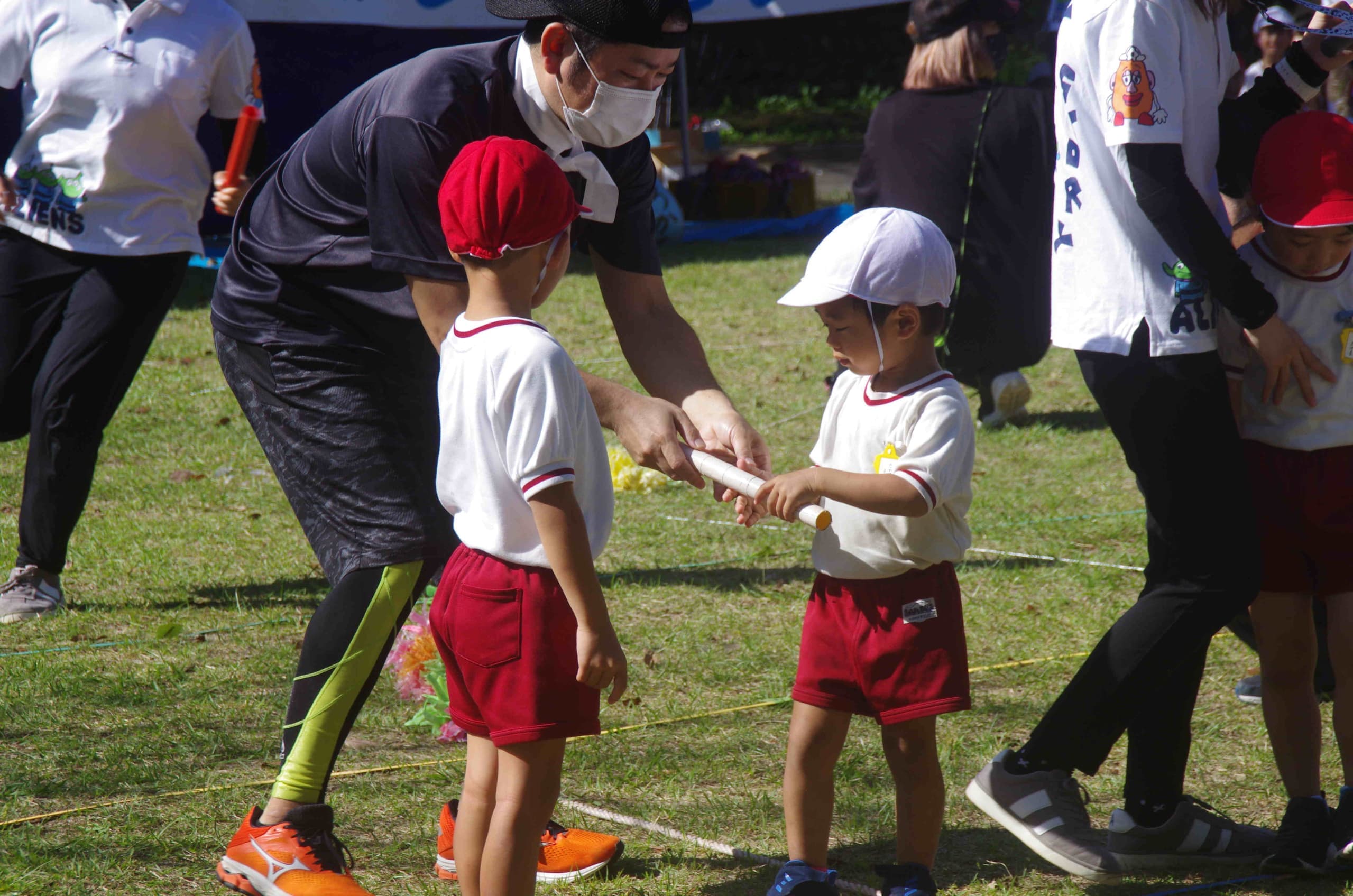 運動会　親子リレー